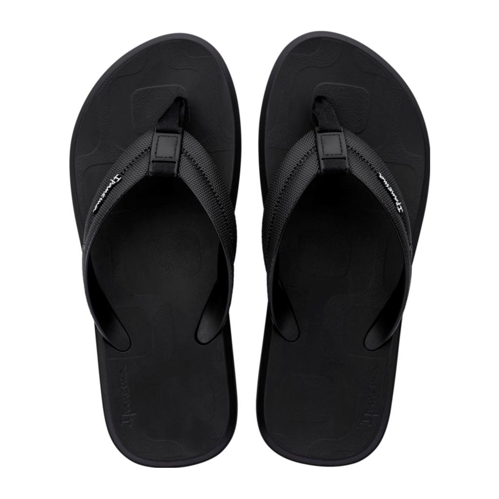 Zwarte heren Ipanema Urban teenslippers van rubber