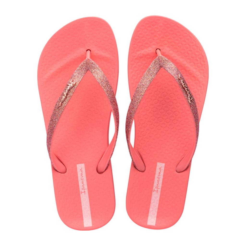 Rosé en roze dames Ipanema Anatomic Lolita teenslippers van flexband