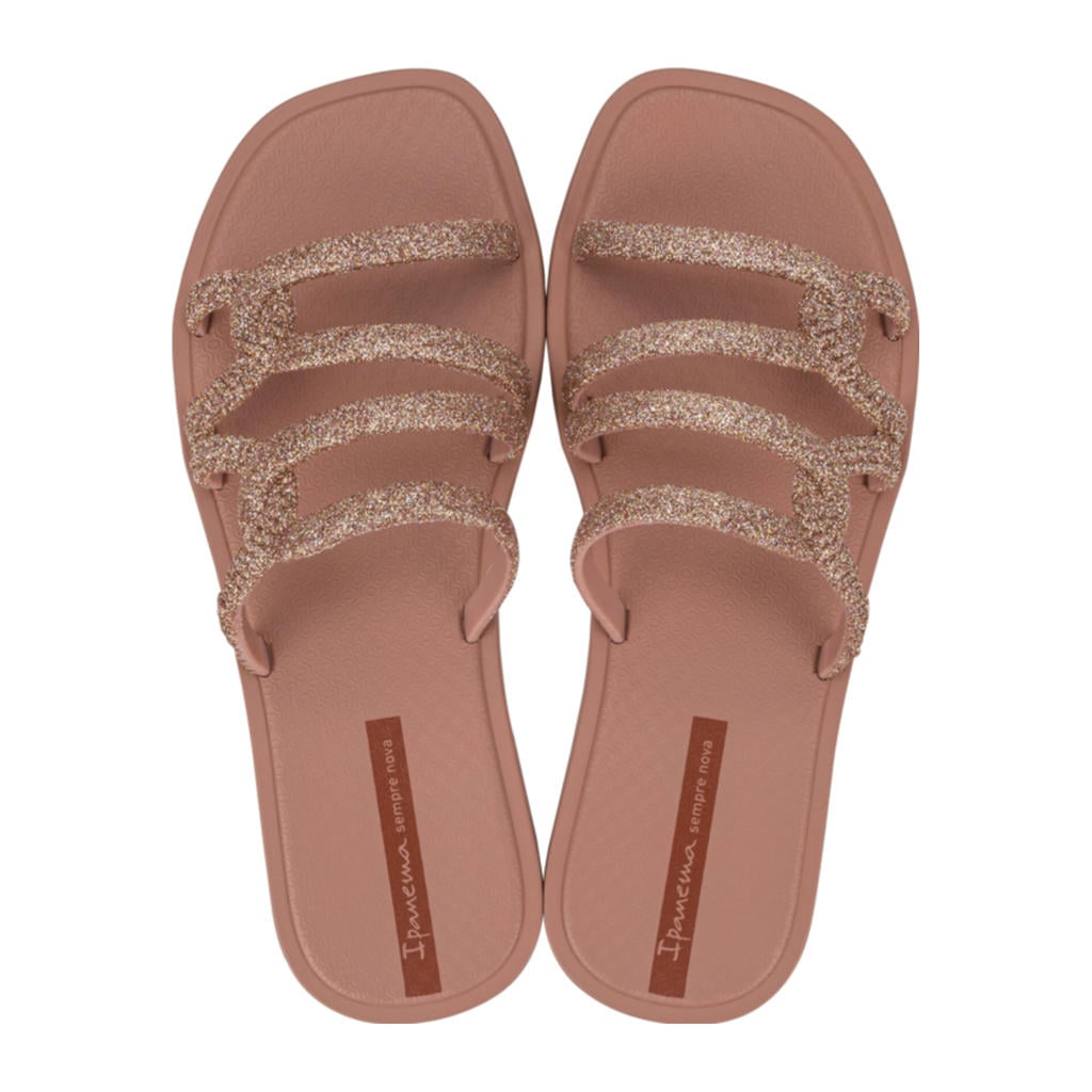 Roze dames Ipanema slippers van rubber