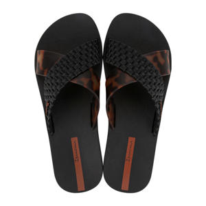 Sense slippers zwart/panter