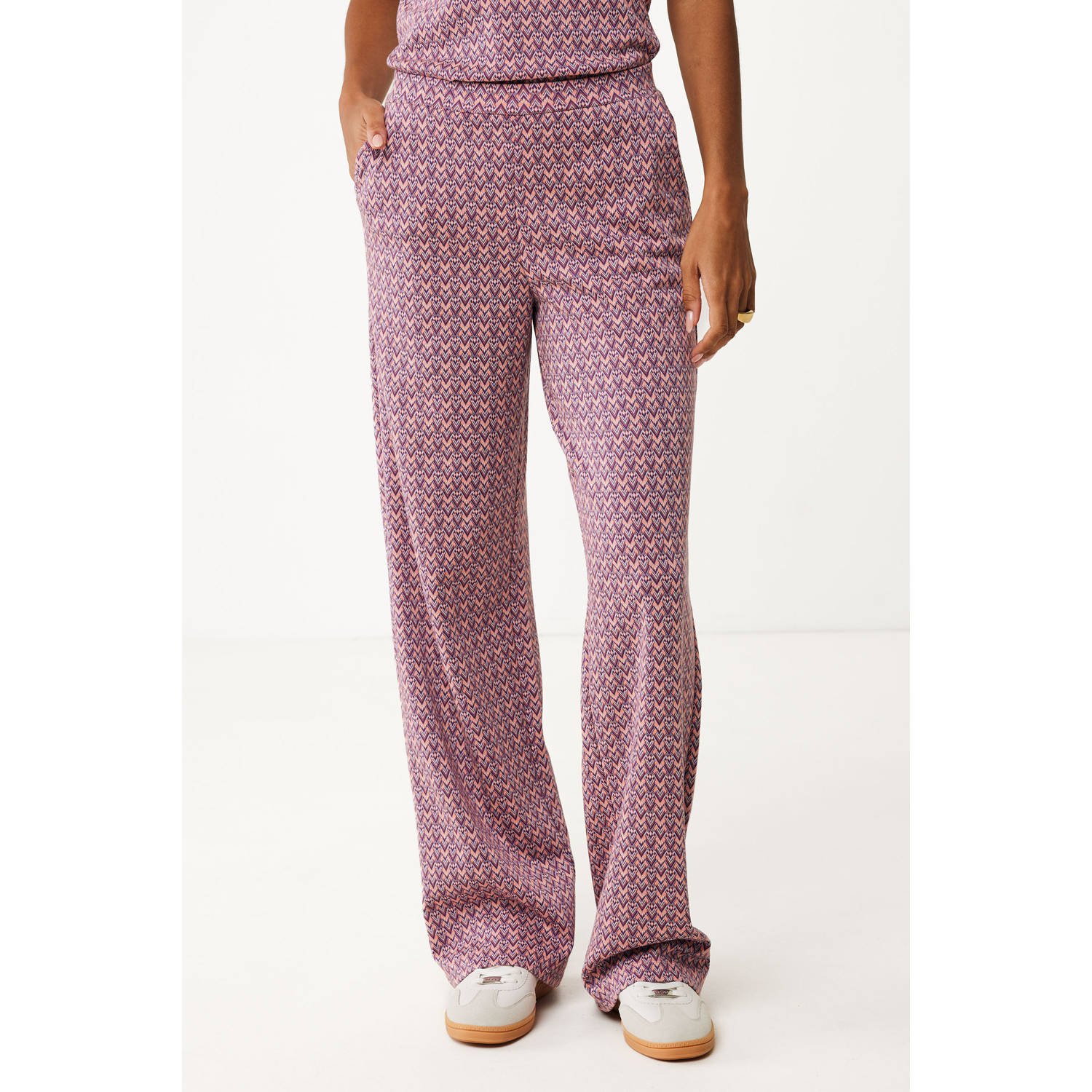 Mexx straight regular waist pantalon fuchsia