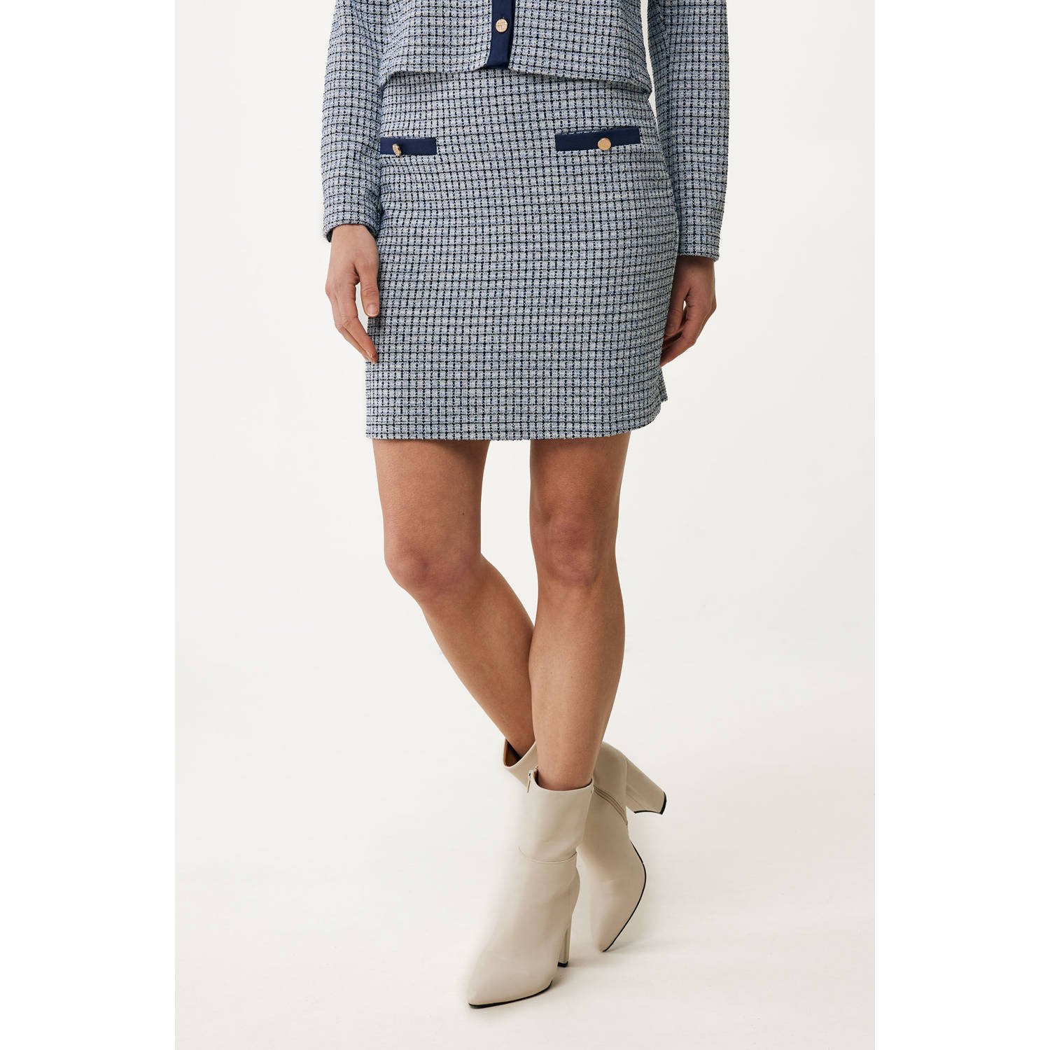Mexx korte rok blauw