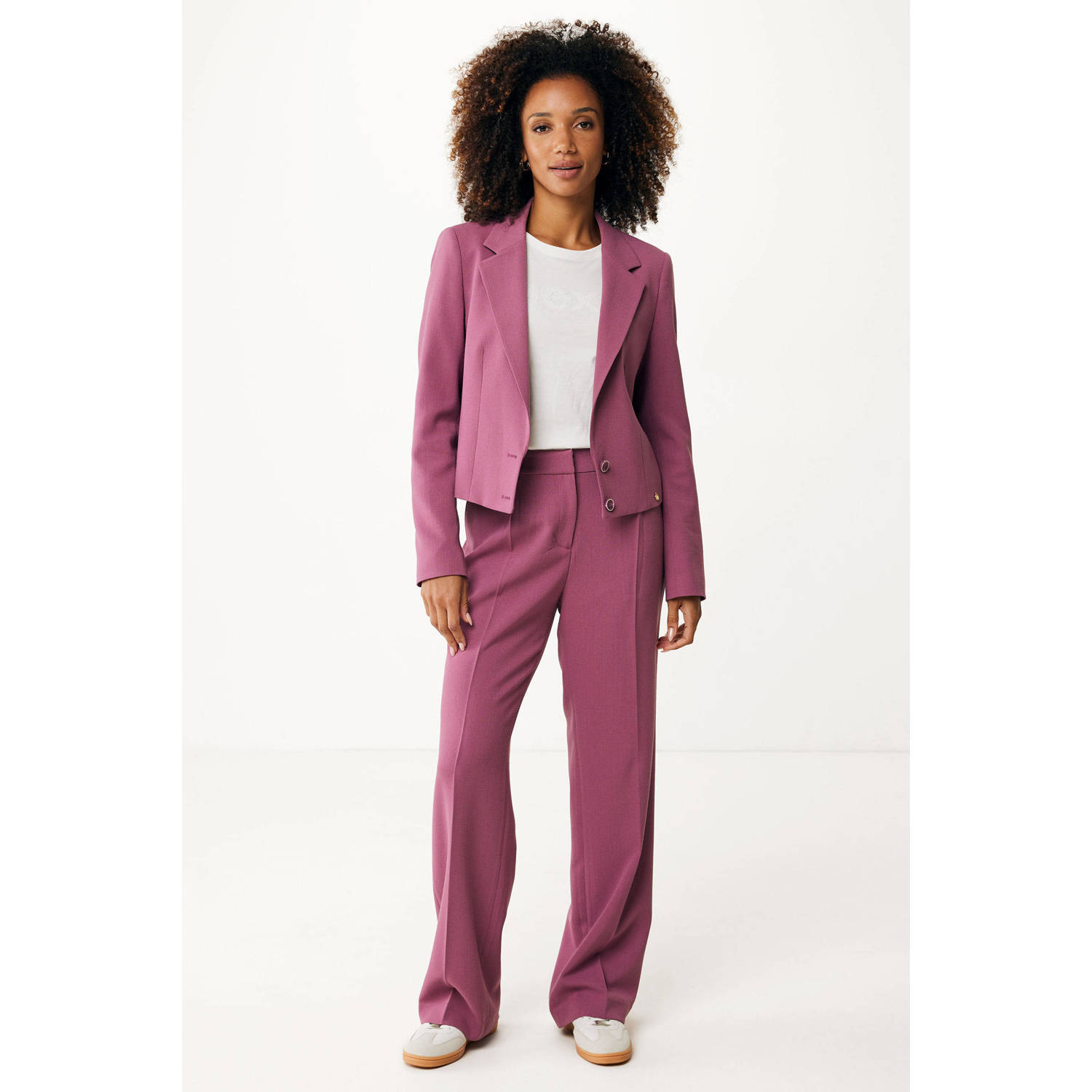 Mexx cropped blazer fuchsia