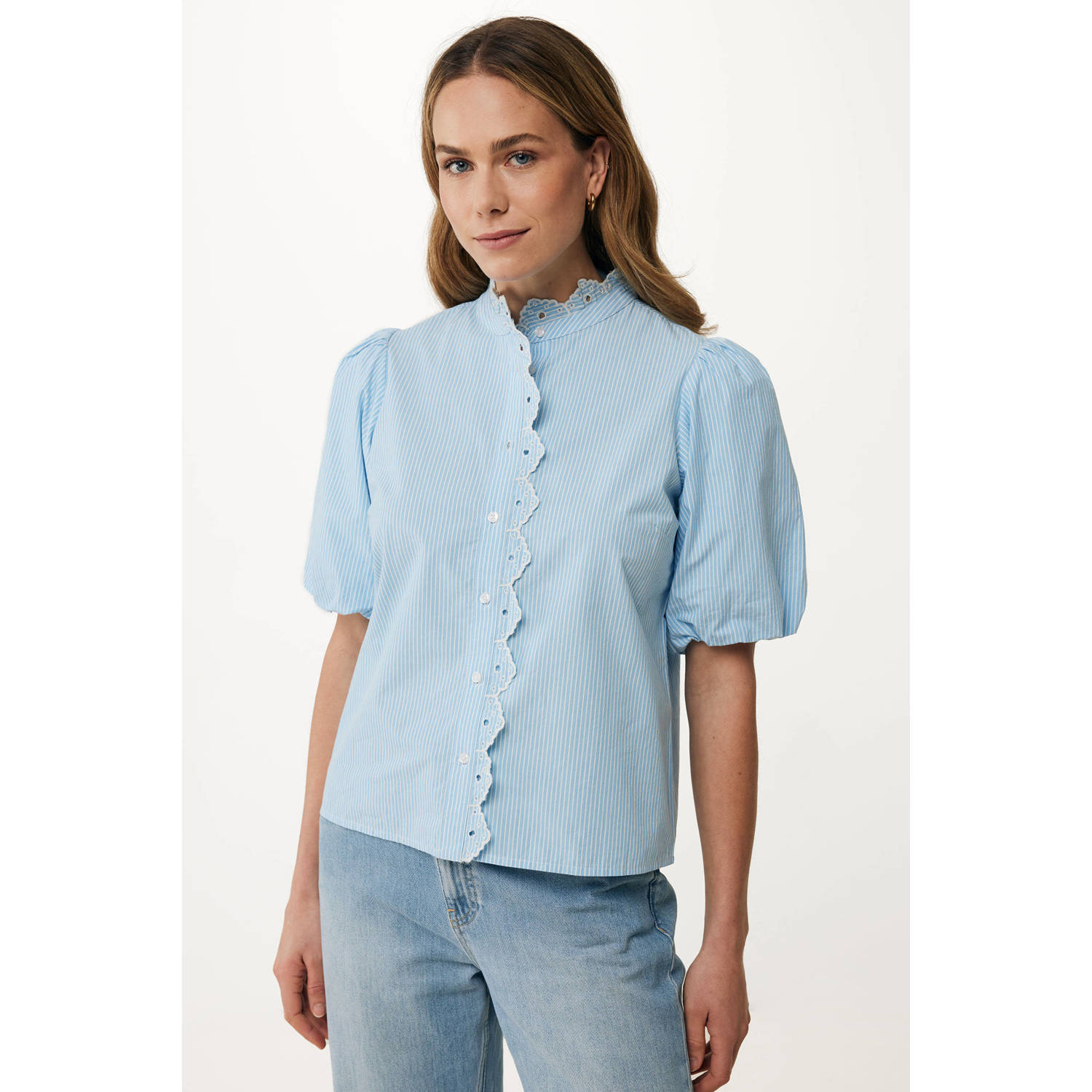 Mexx blouse lichtblauw