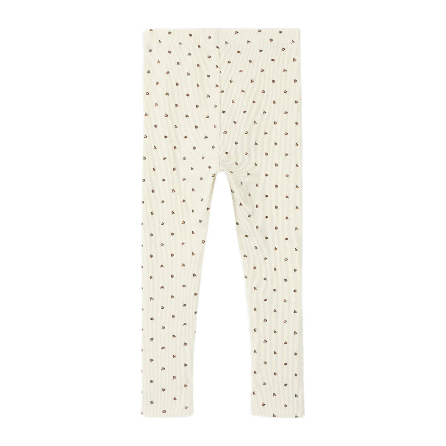 LIL' ATELIER MINI slim casual broek ecru