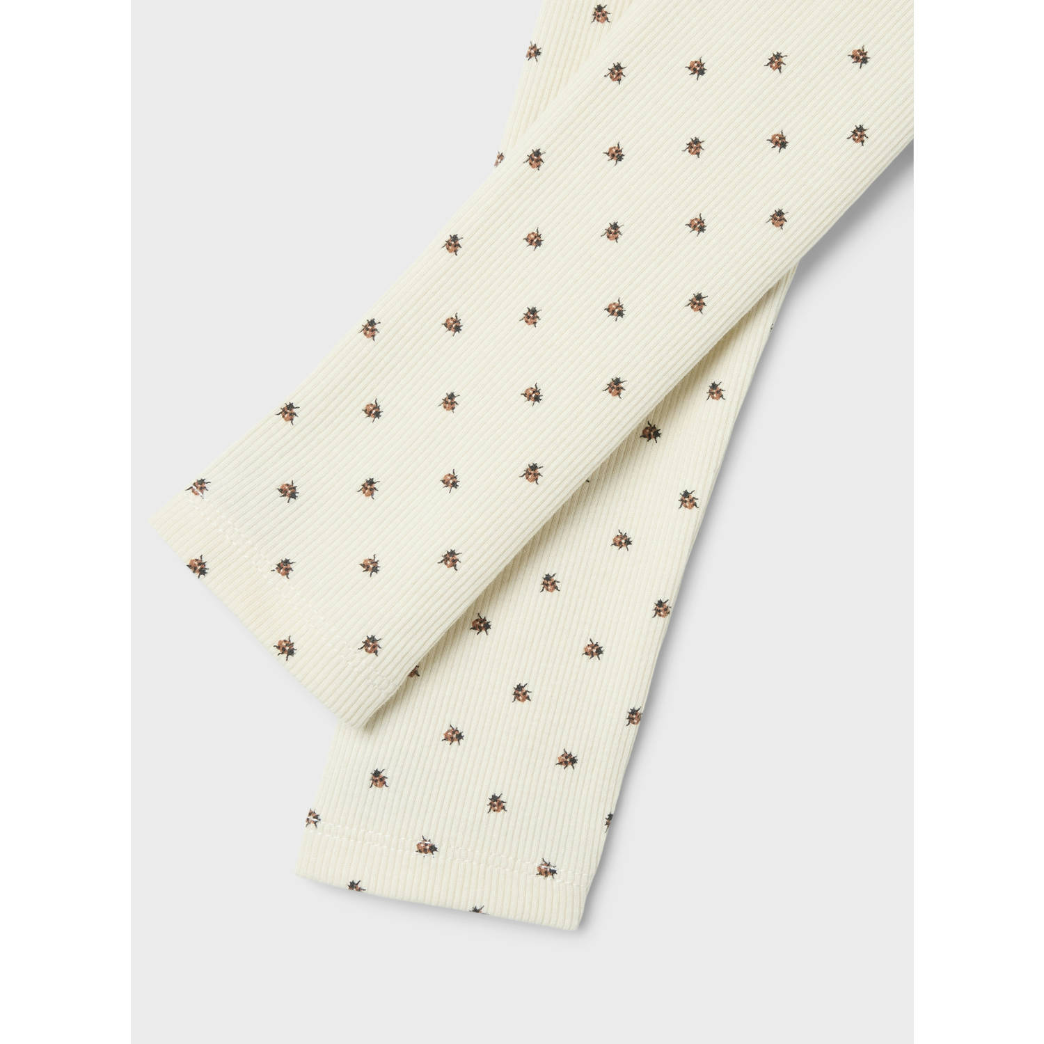 LIL' ATELIER MINI slim casual broek ecru
