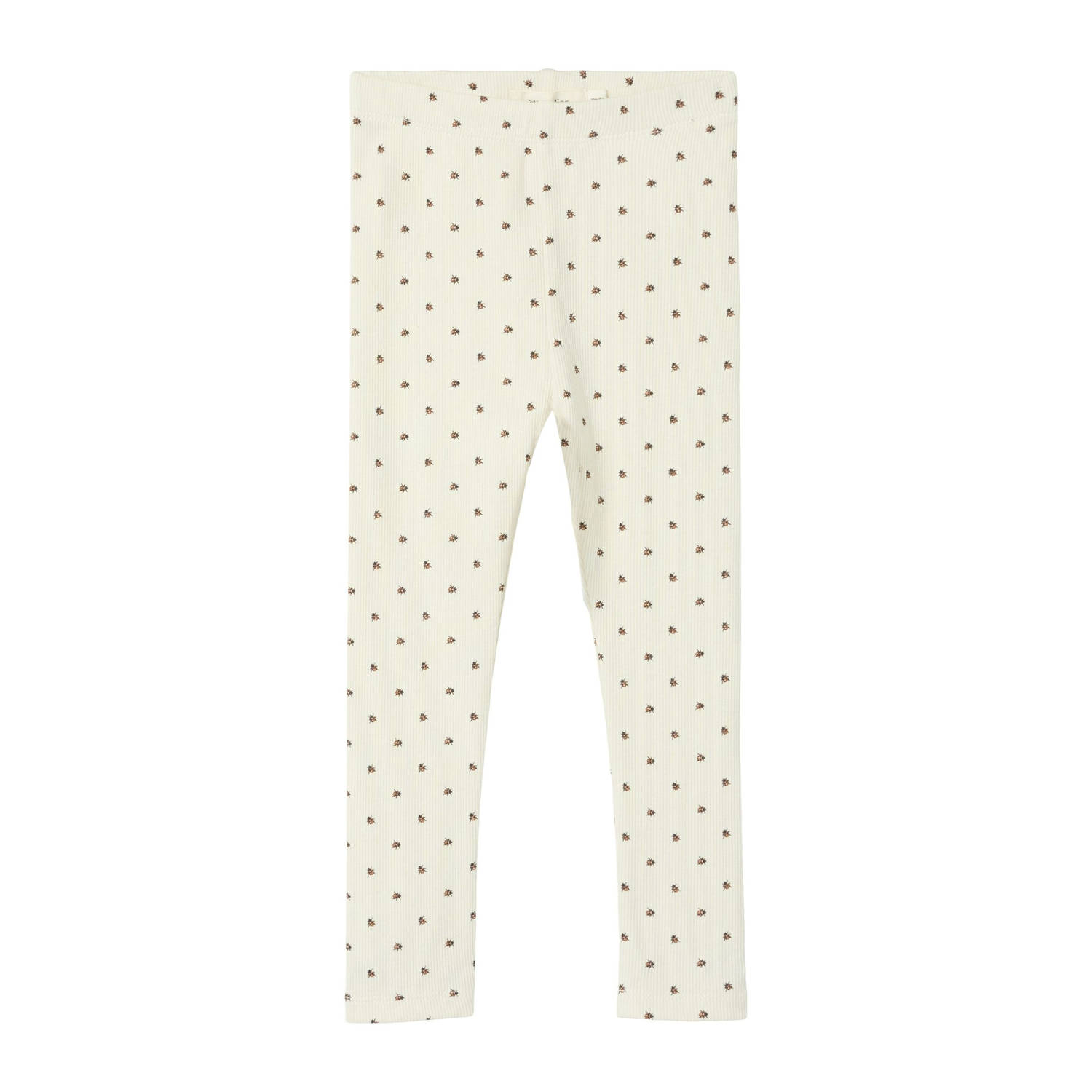 LIL' ATELIER MINI slim casual broek ecru