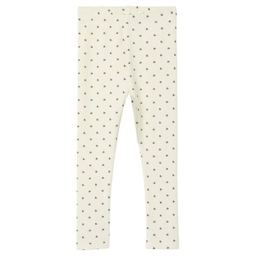 LIL' ATELIER MINI slim casual broek ecru afbeelding