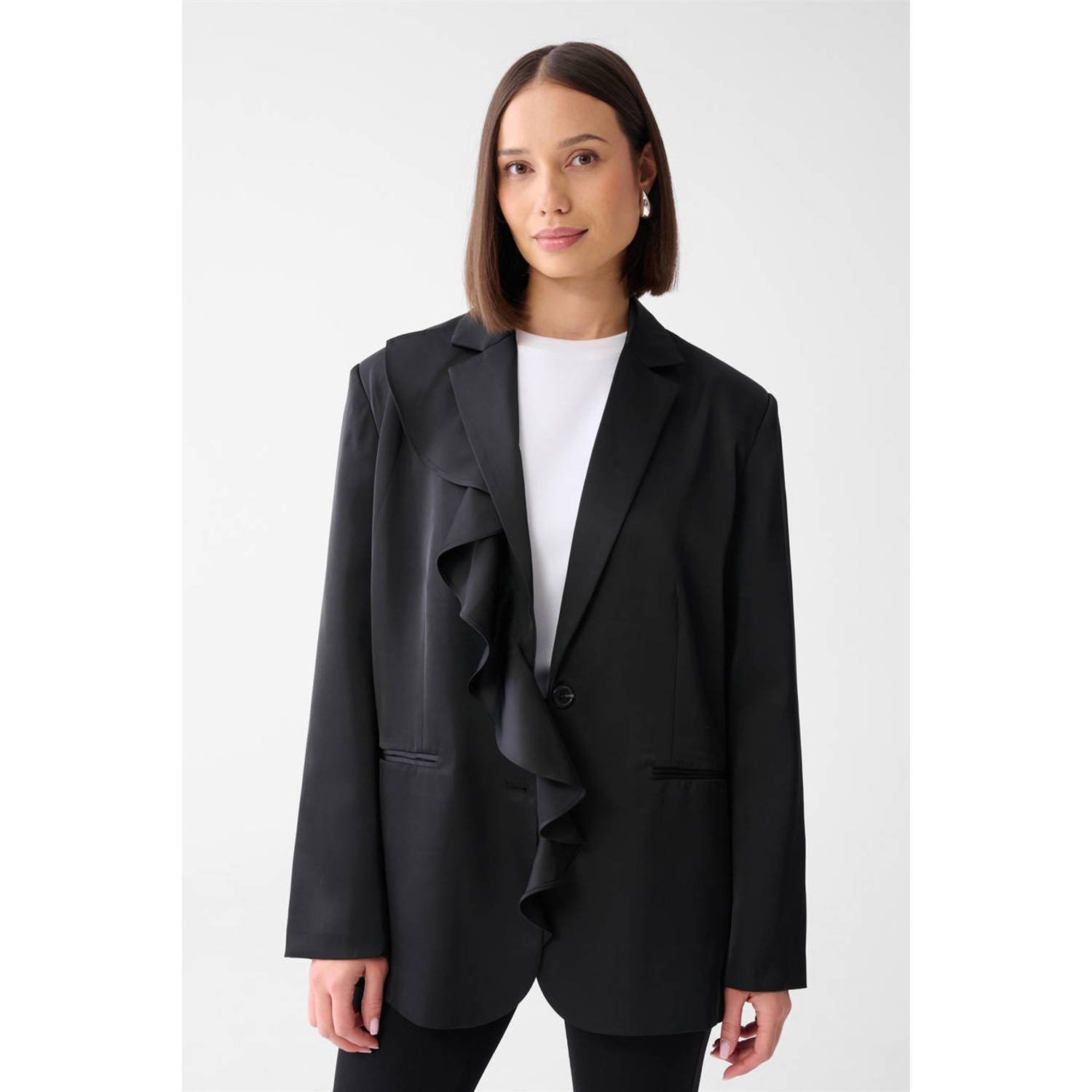 Shoeby oversized blazer zwart