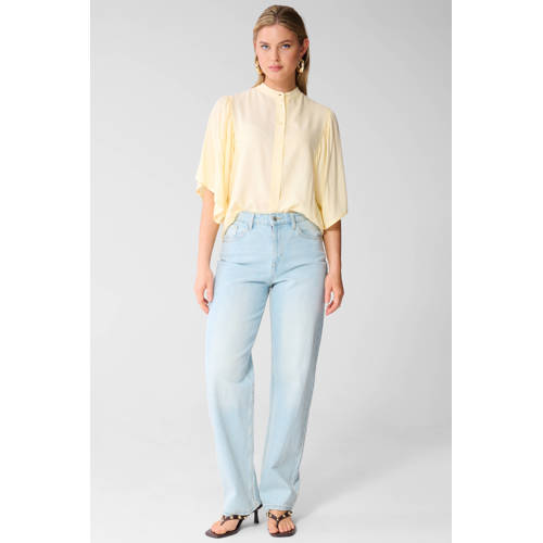 Shoeby high waist medium blue denim afbeelding