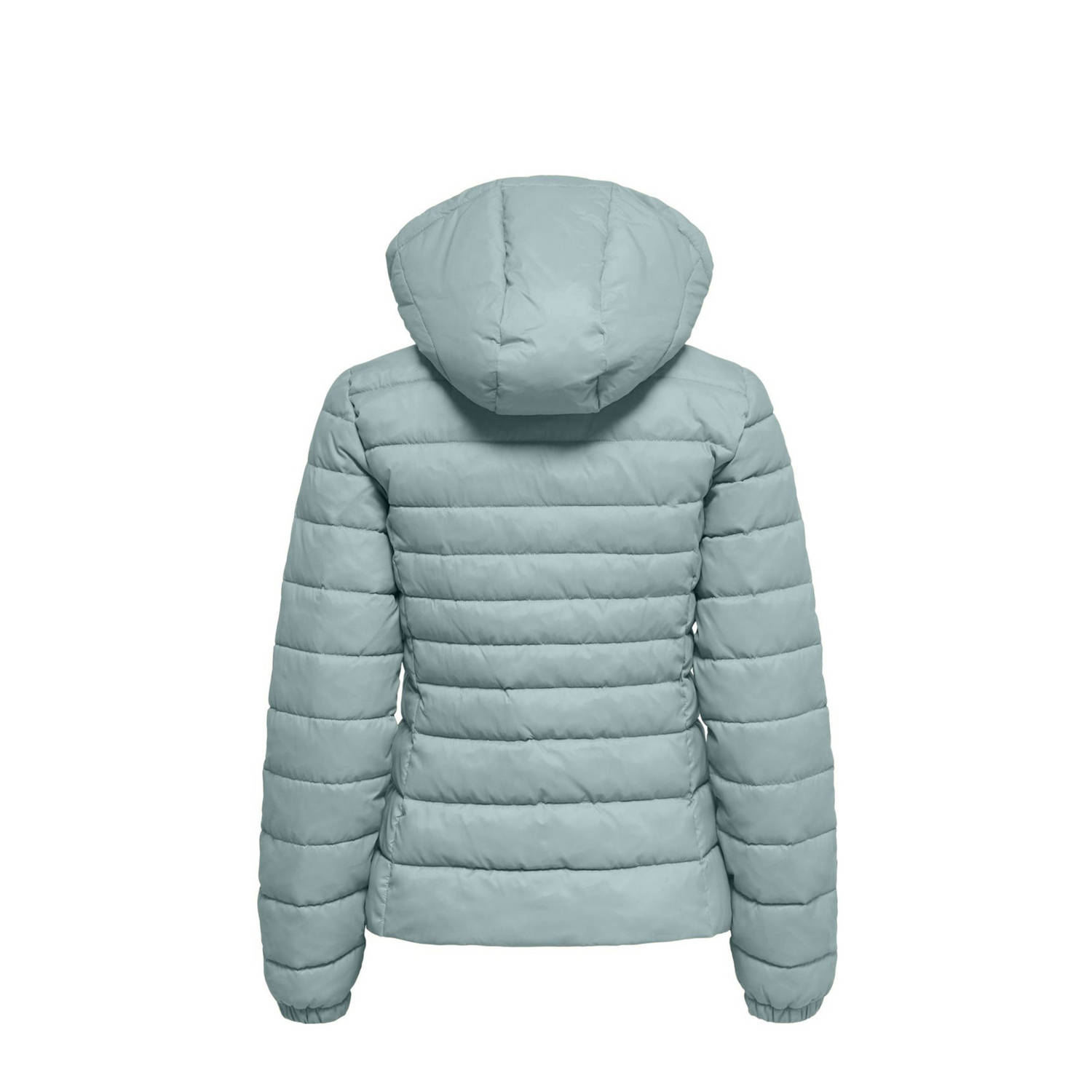 ONLY gewatteerde jas quilted grijsgroen