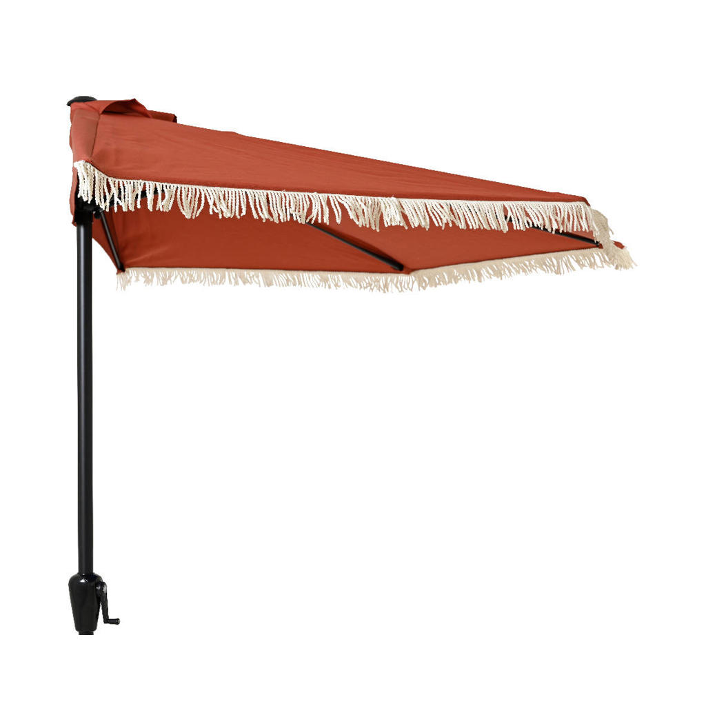 Outdoorliving by Decoris Half parasol (270x135x235)