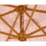 thumbnail: Outdoorliving by Decoris parasol rood/wit (Ø220 cm)