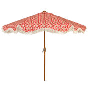 thumbnail: Outdoorliving by Decoris parasol rood/wit (Ø220 cm)