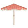 Outdoorliving by Decoris parasol rood/wit (Ø220 cm)