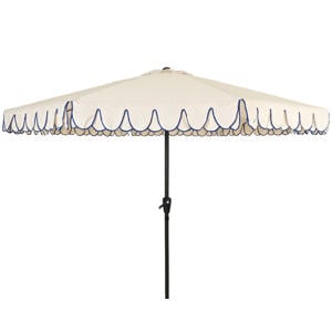 parasol wit/blauw (Ø270 cm)