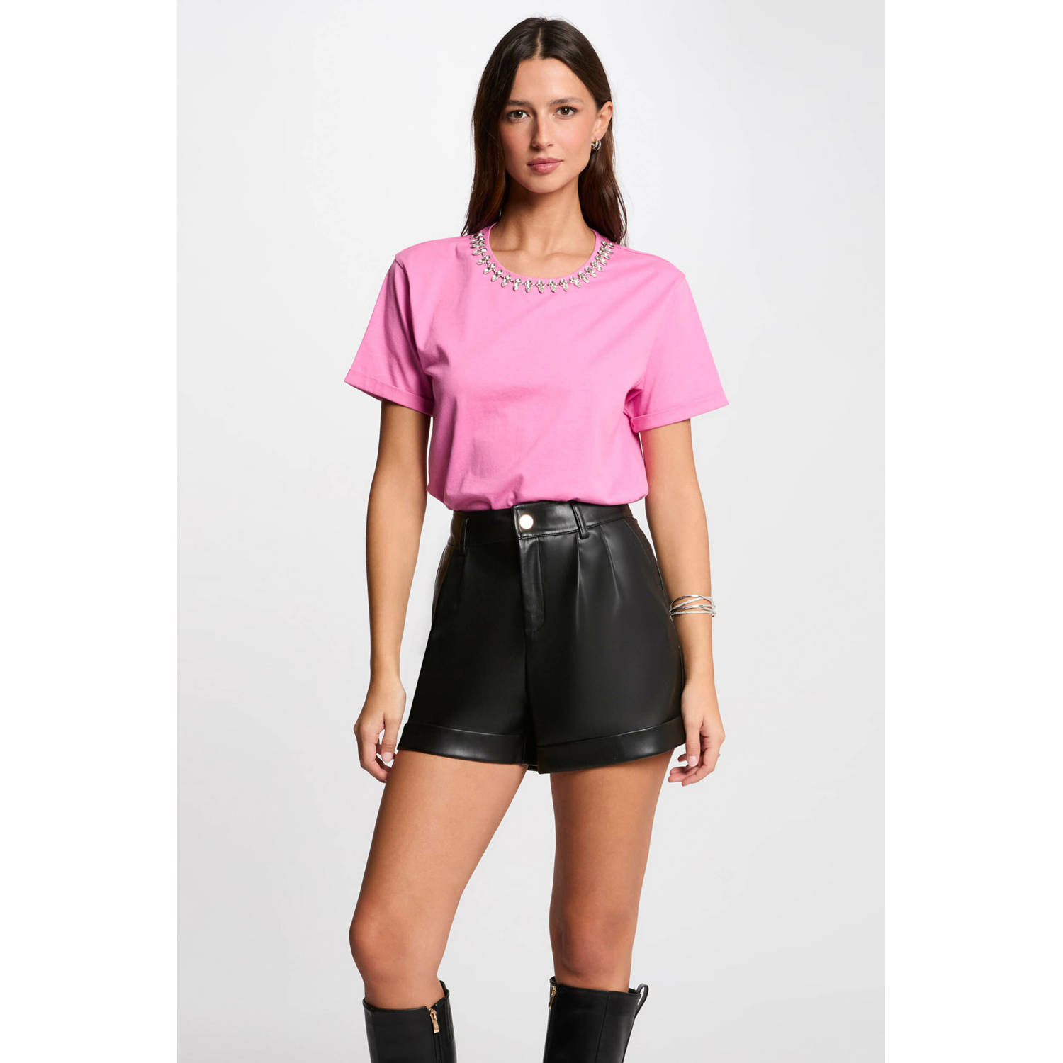 Morgan T-shirt roze
