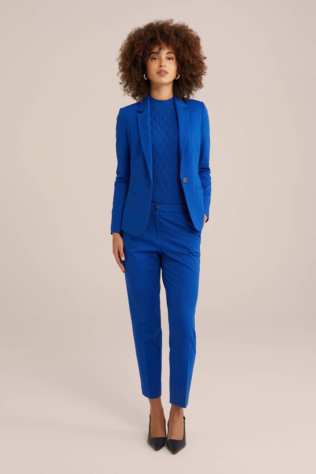 WE Fashion gebreide trui blauw wehkamp