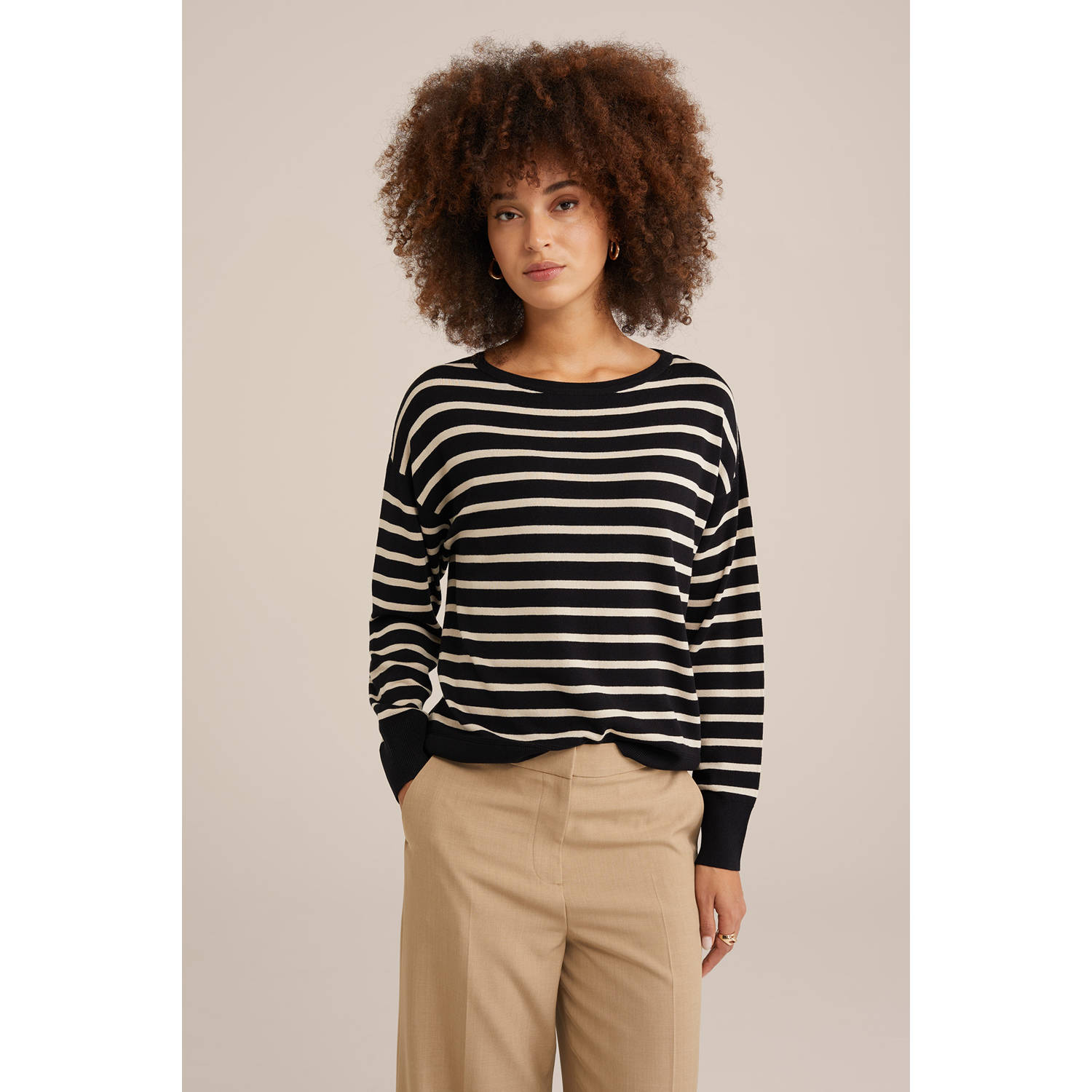 WE Fashion pullover zwart