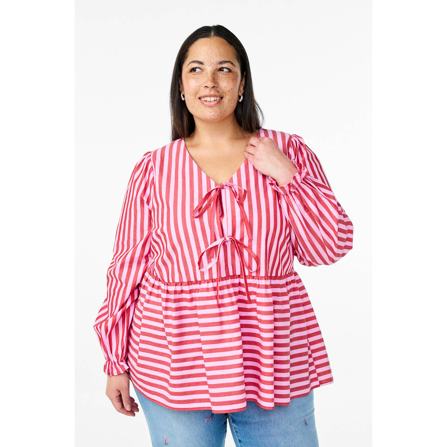 Zizzi blousetop roze