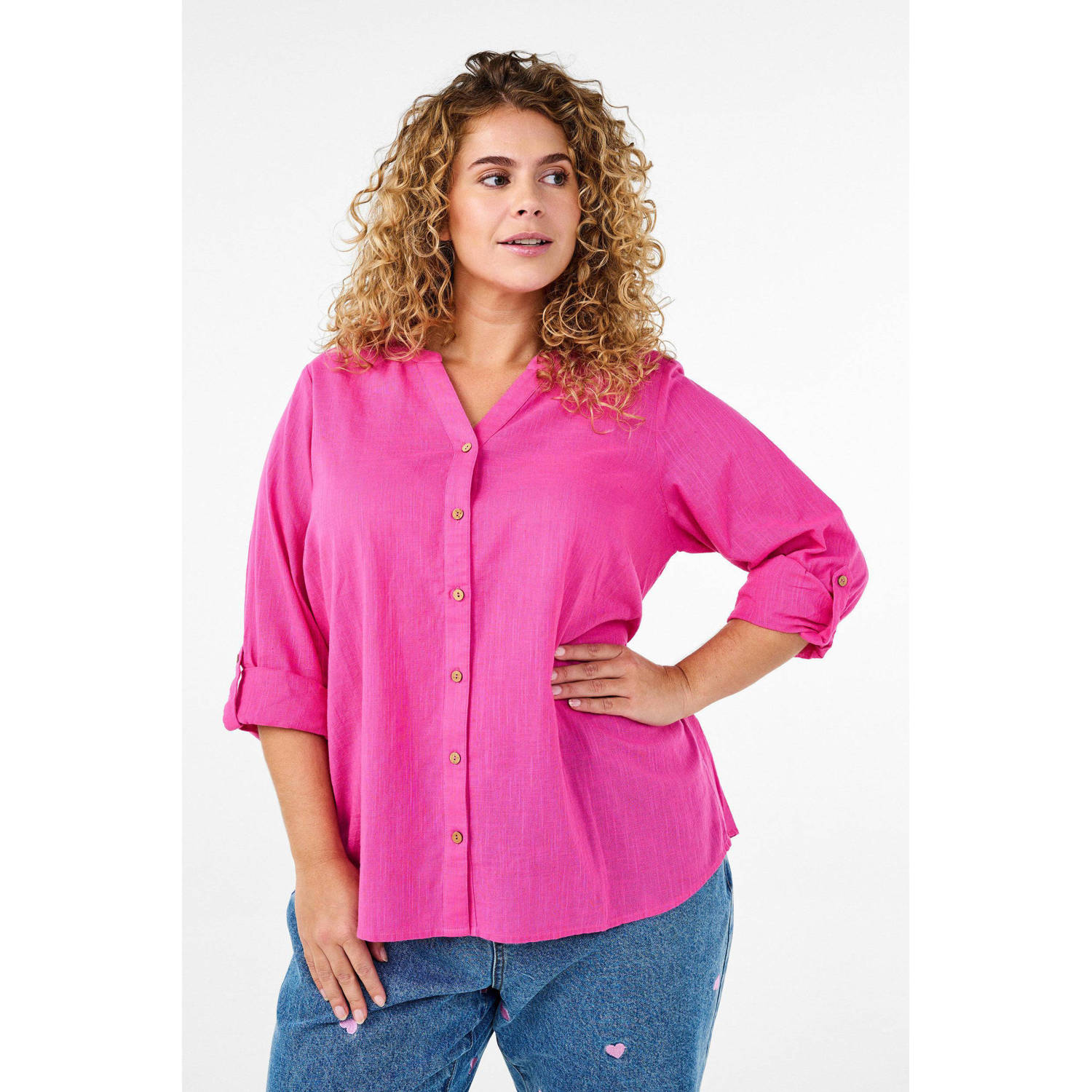 Zizzi blouse roze