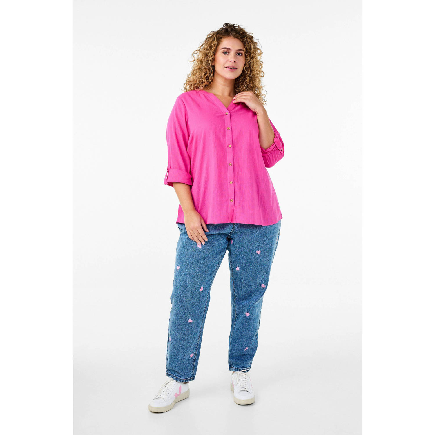 Zizzi blouse roze
