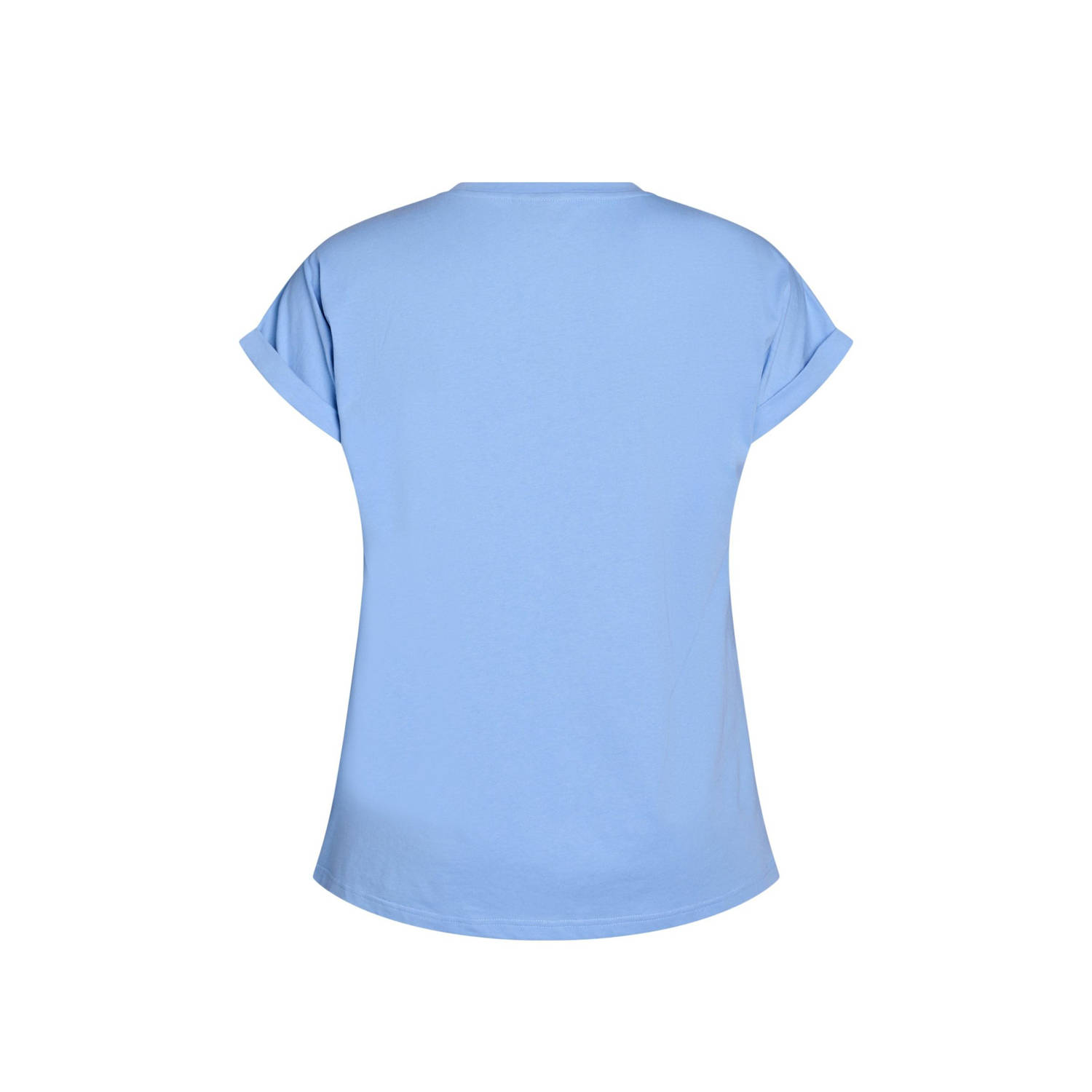 Zizzi T-shirt lichtblauw