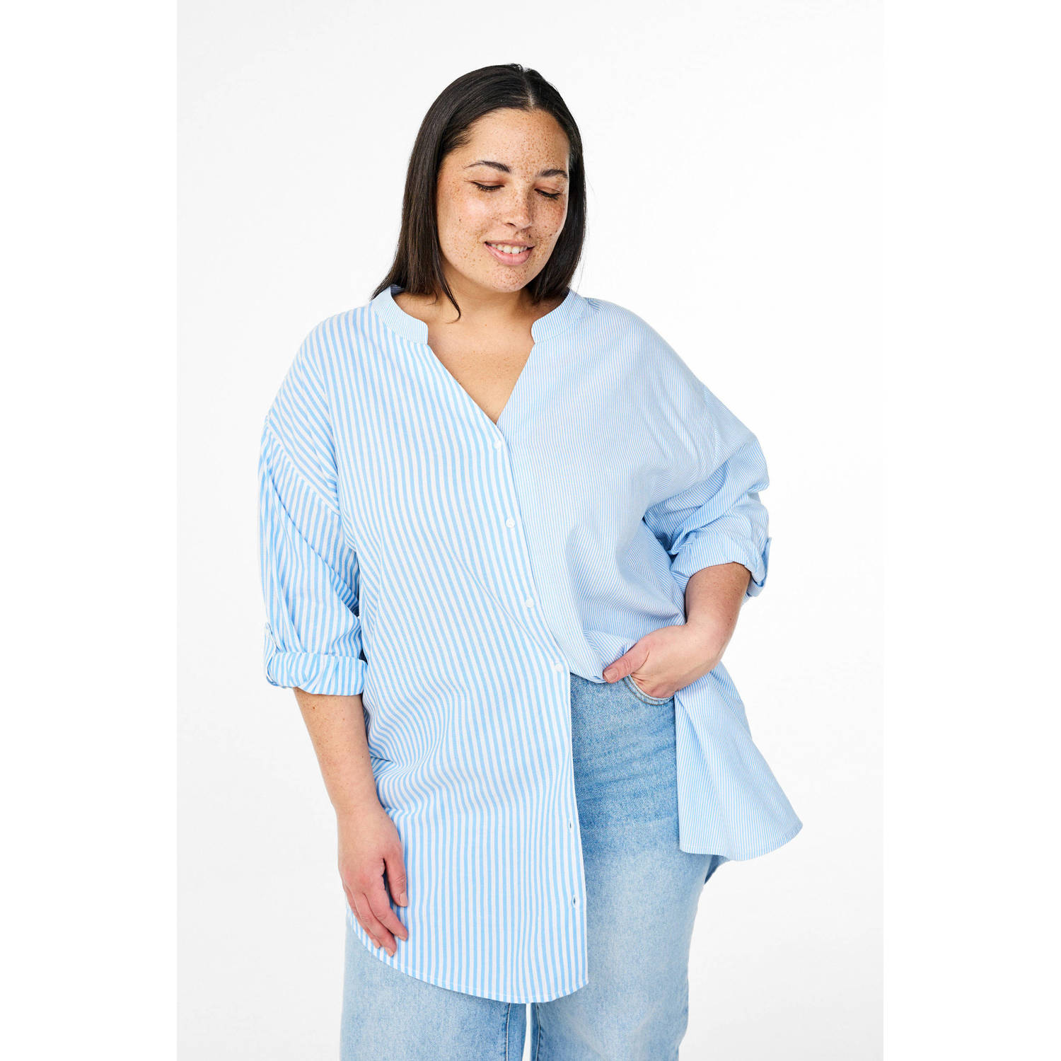 Zizzi blouse blauw