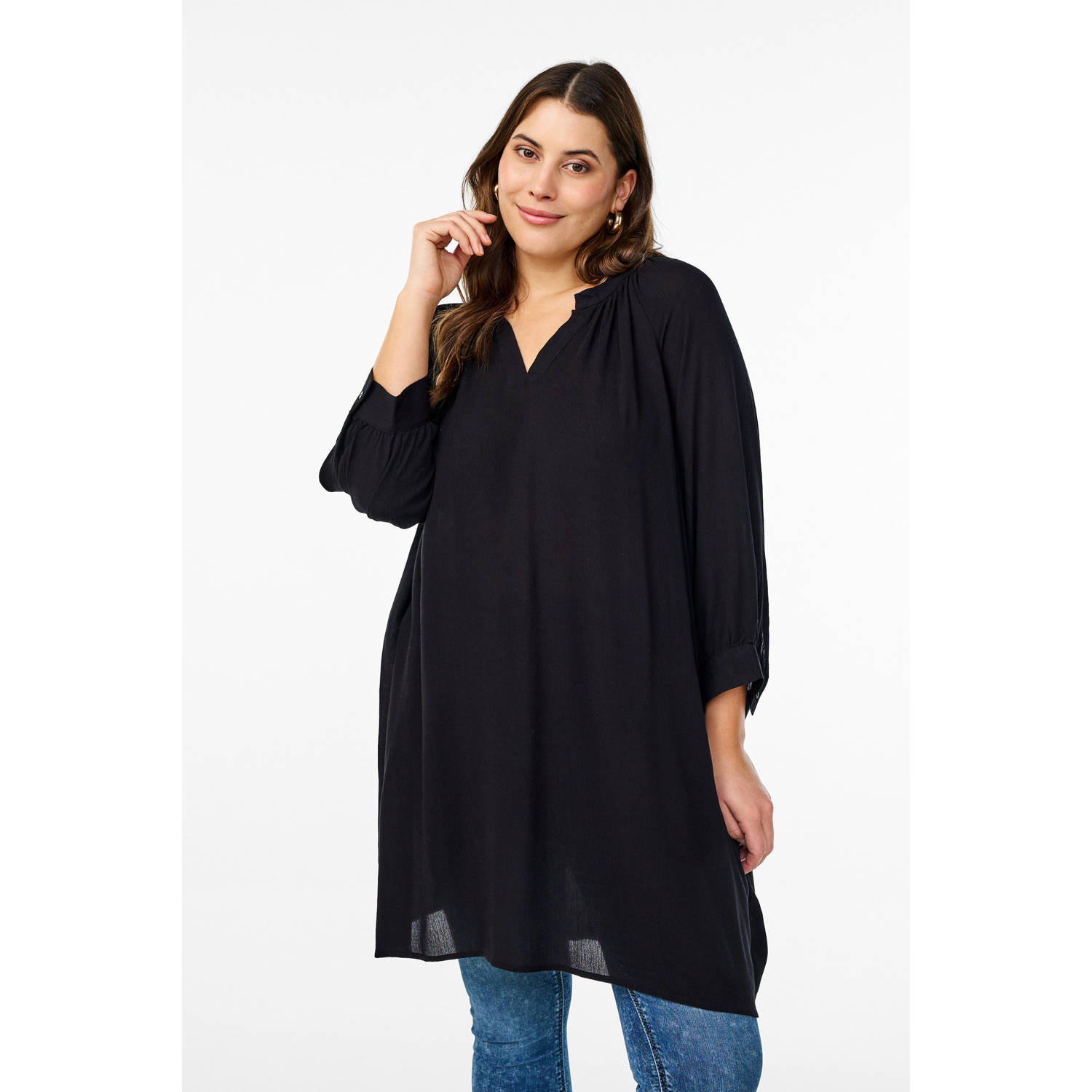 Zizzi tuniek zwart