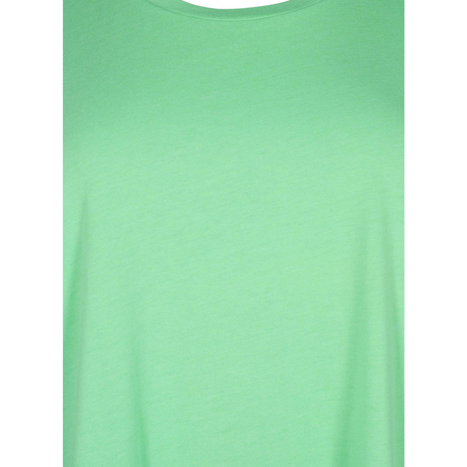 Zizzi T-shirt lichtgroen