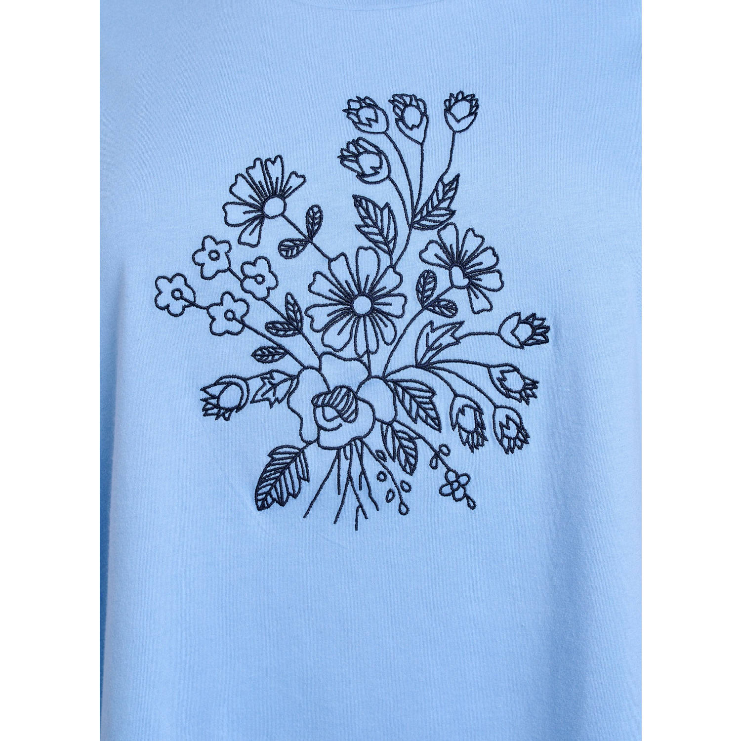 Zizzi T-shirt lichtblauw