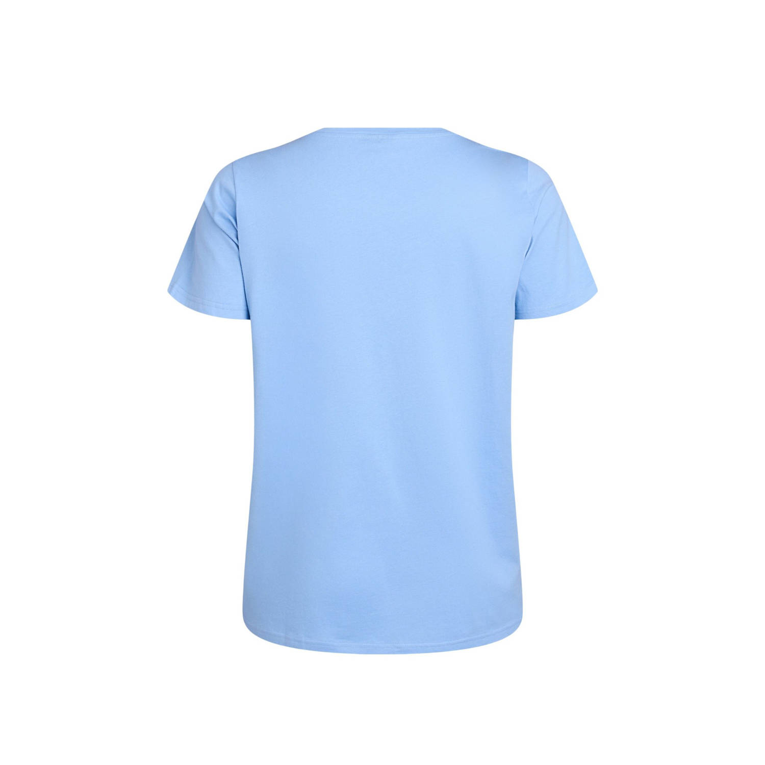 Zizzi T-shirt lichtblauw
