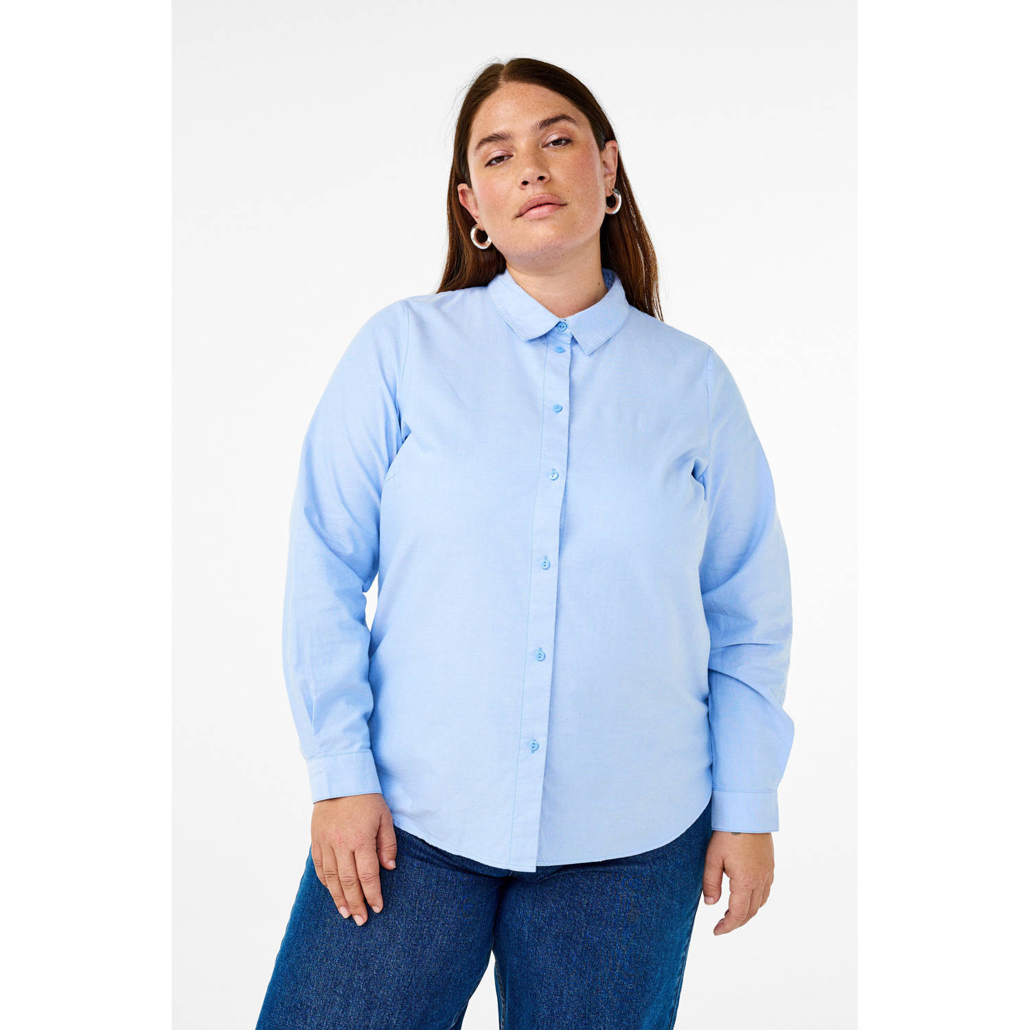 Zizzi blouse lichtblauw