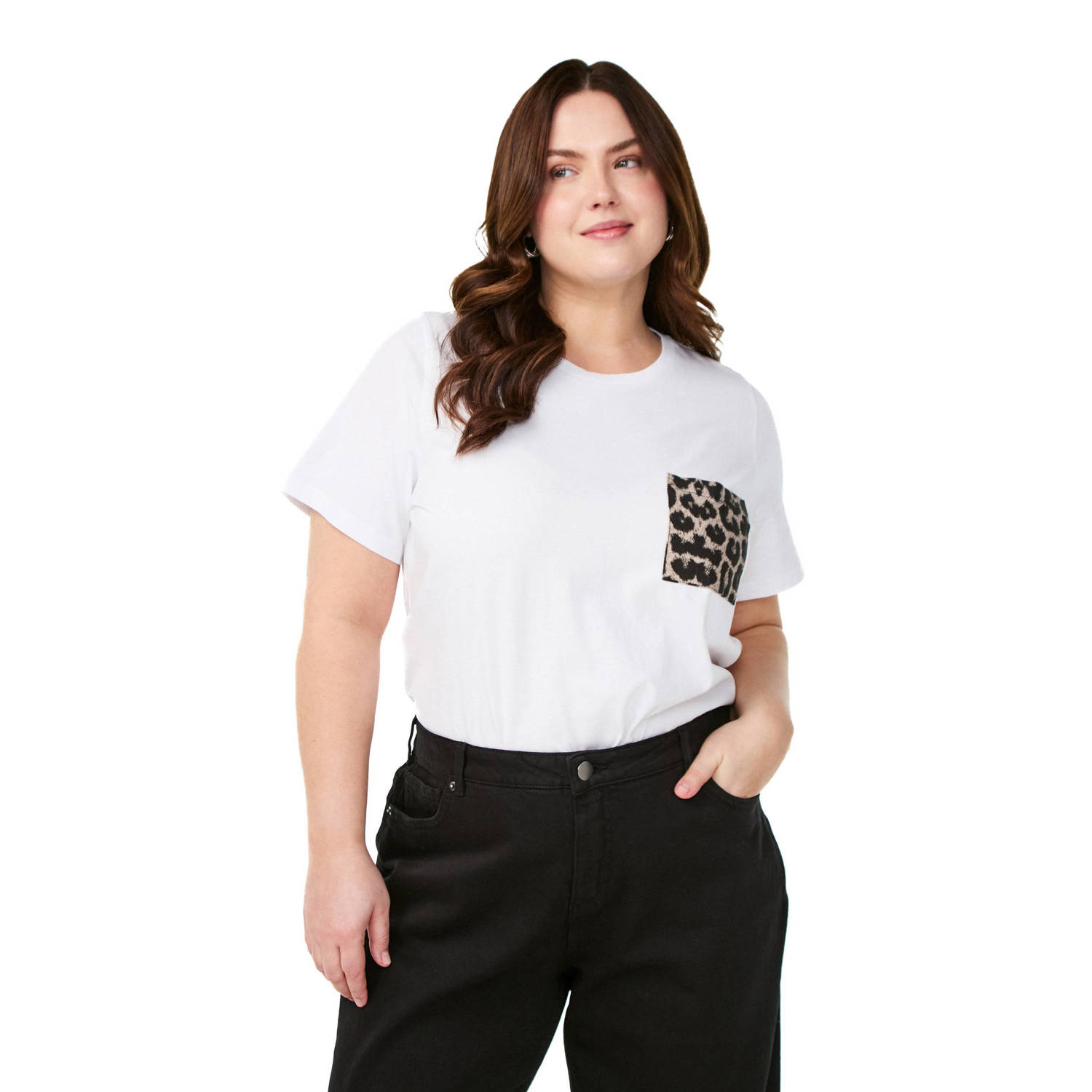 Zizzi T-shirt wit
