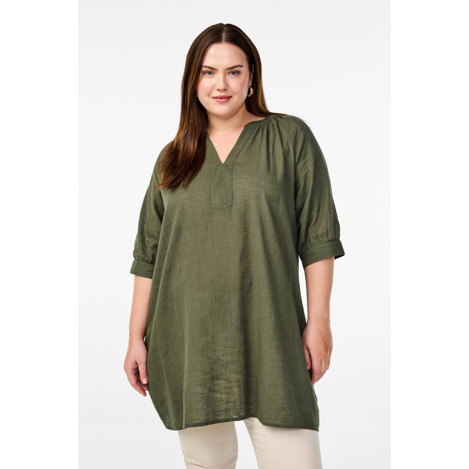 Zizzi tuniek kaki