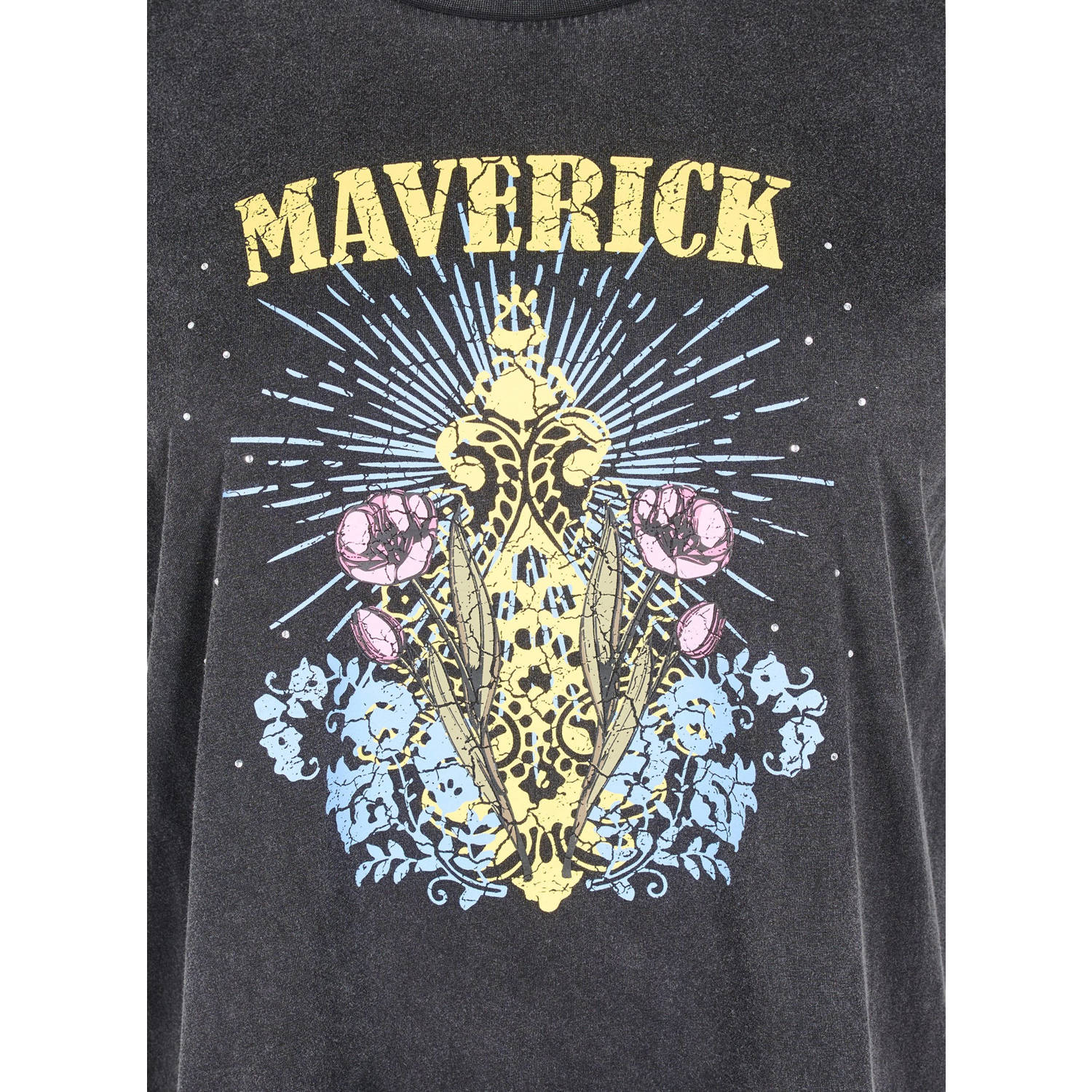 Zizzi T-shirt antraciet