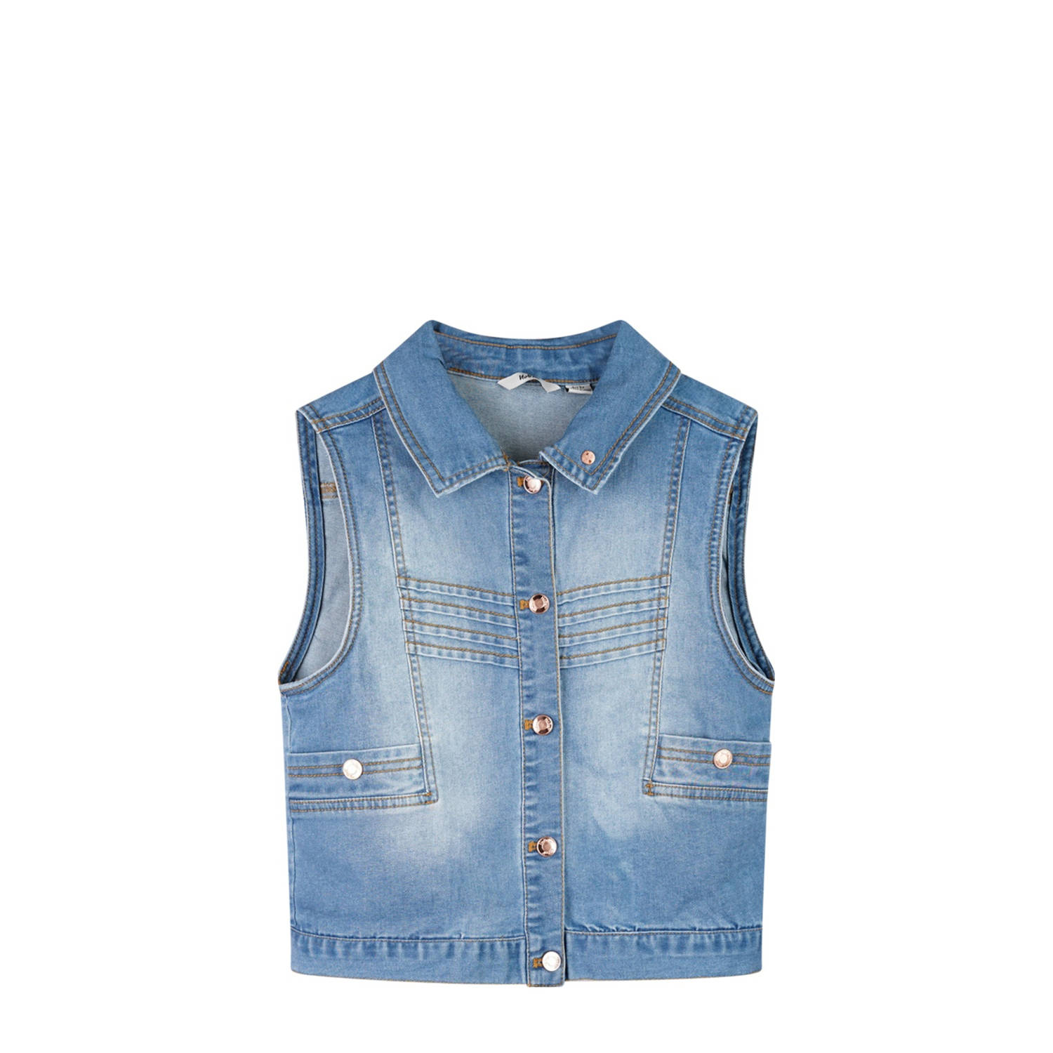 NoBell gilet light blue denim