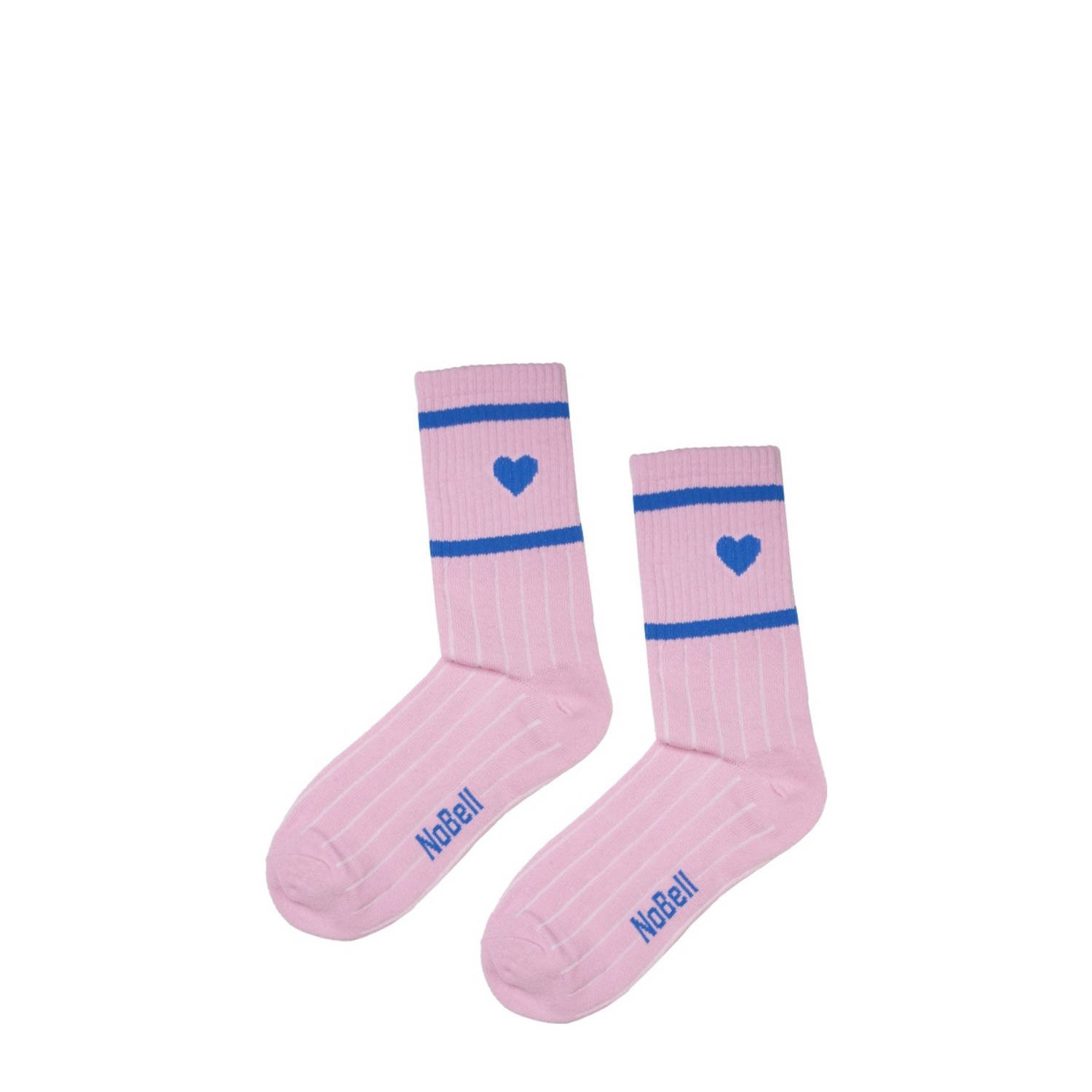 NoBell sokken roze blauw