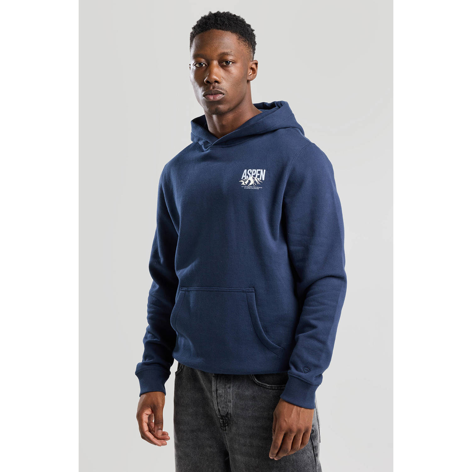 America Today hoodie blauw