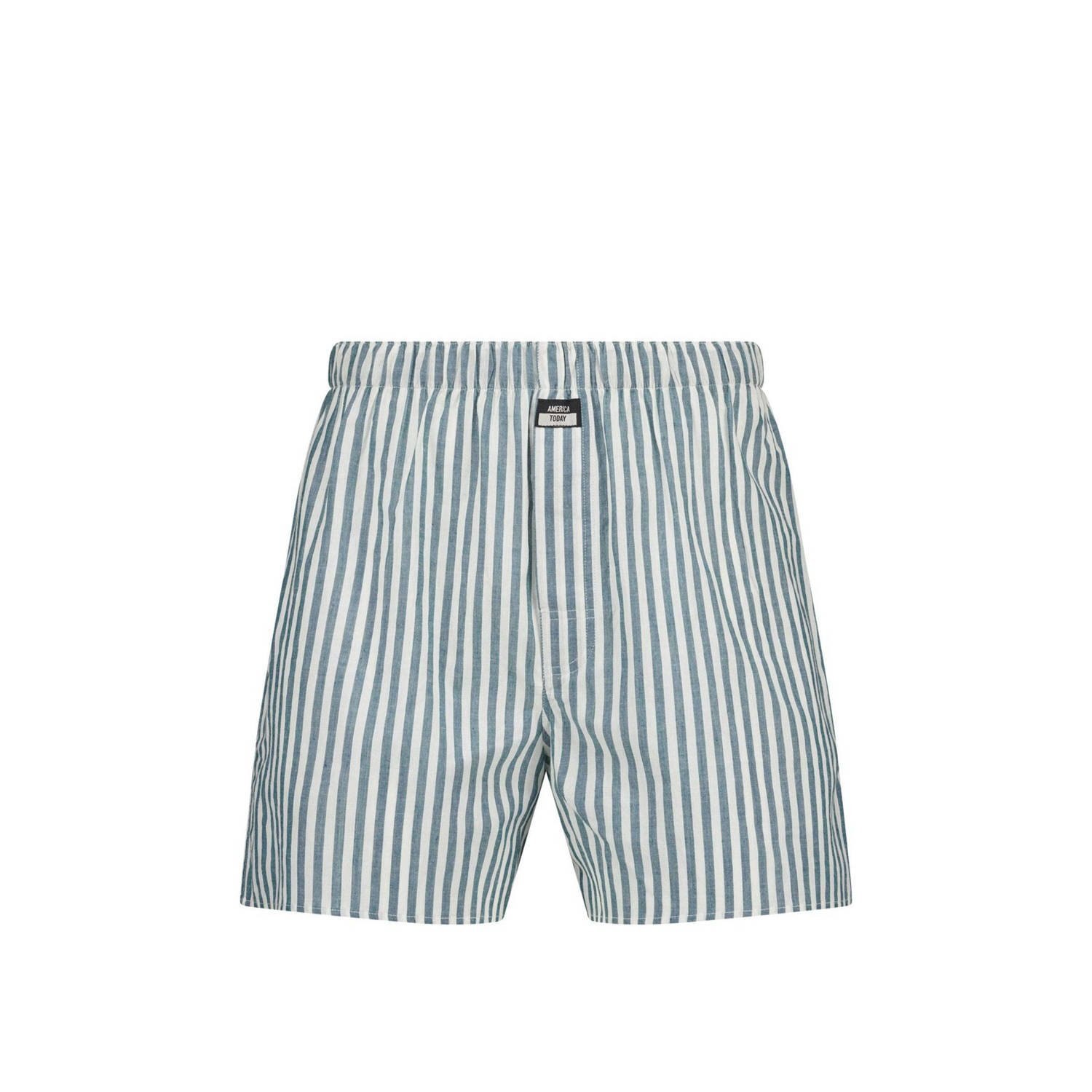 America Today boxershort Thomas wit groen