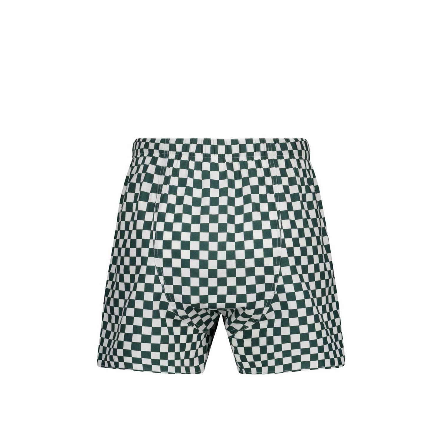 America Today boxershort Thomas groen wit