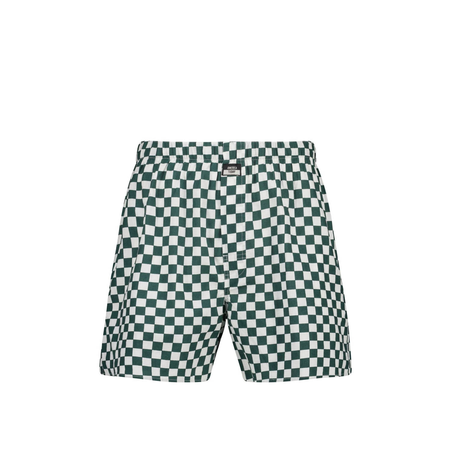 America Today boxershort Thomas groen wit