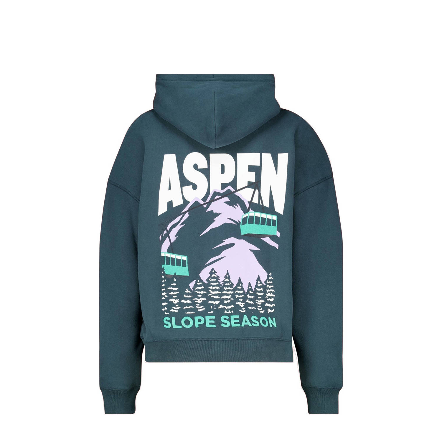 America Today hoodie donkergroen