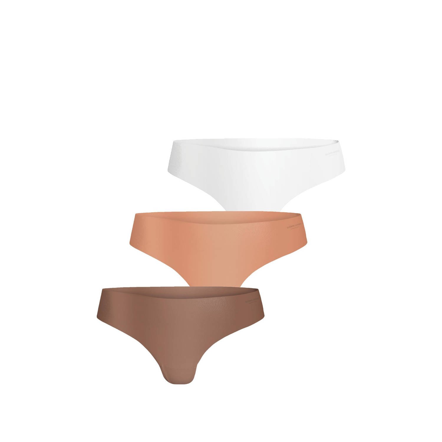 Björn Borg string (set van 3) wit oudroze