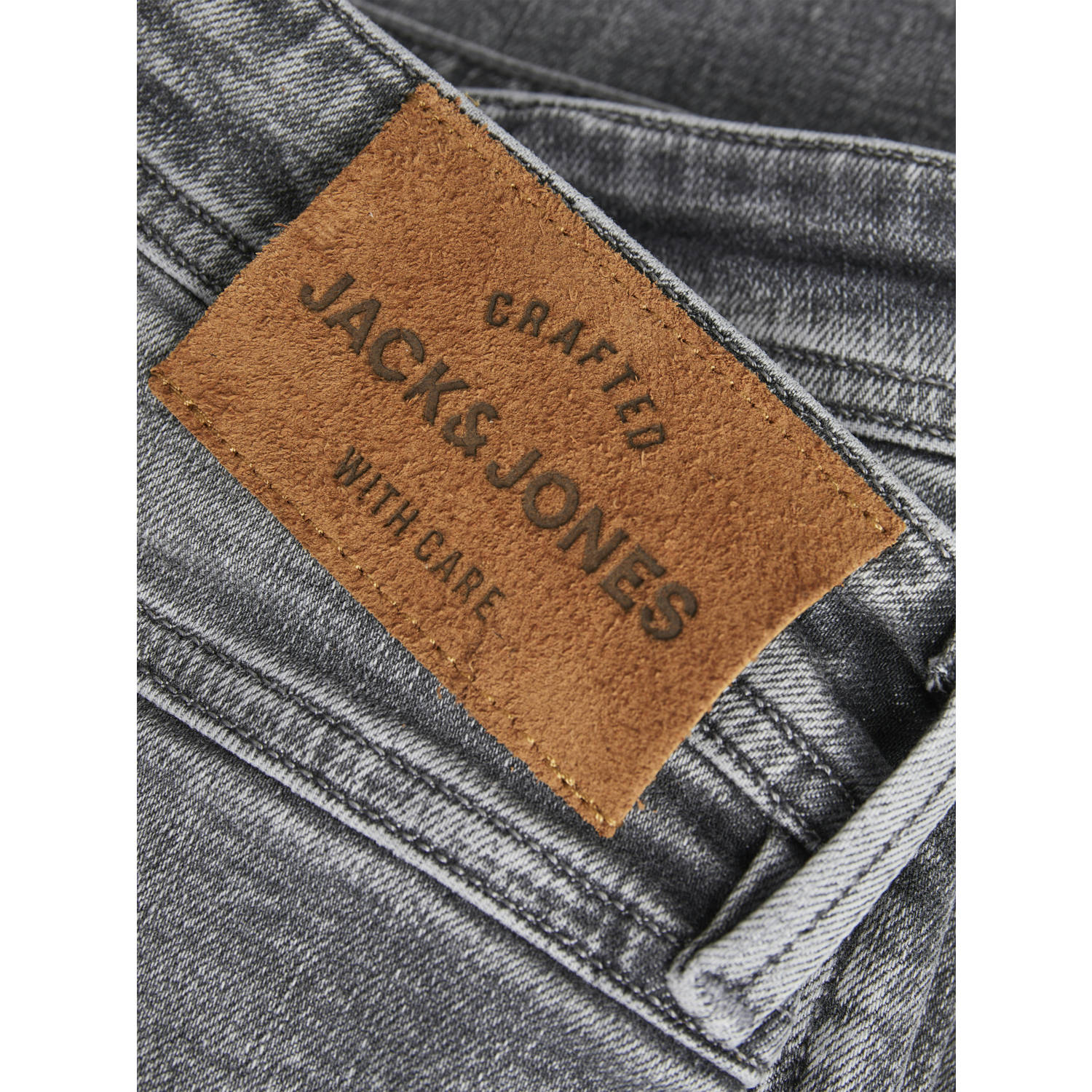 JACK & JONES JEANS INTELLIGENCE JJIGLENN JJCOLE slim fit jeans grey denim