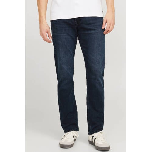 JACK & JONES JEANS INTELLIGENCE JJICLARK JJIORIGINAL regular fit jeans dark blue denim afbeelding