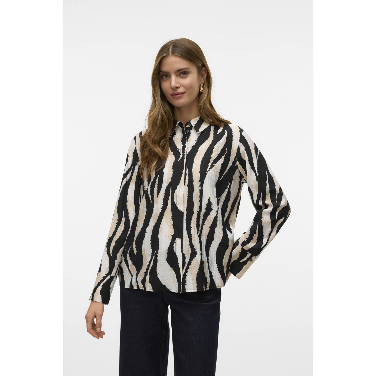 VERO MODA blouse zwart
