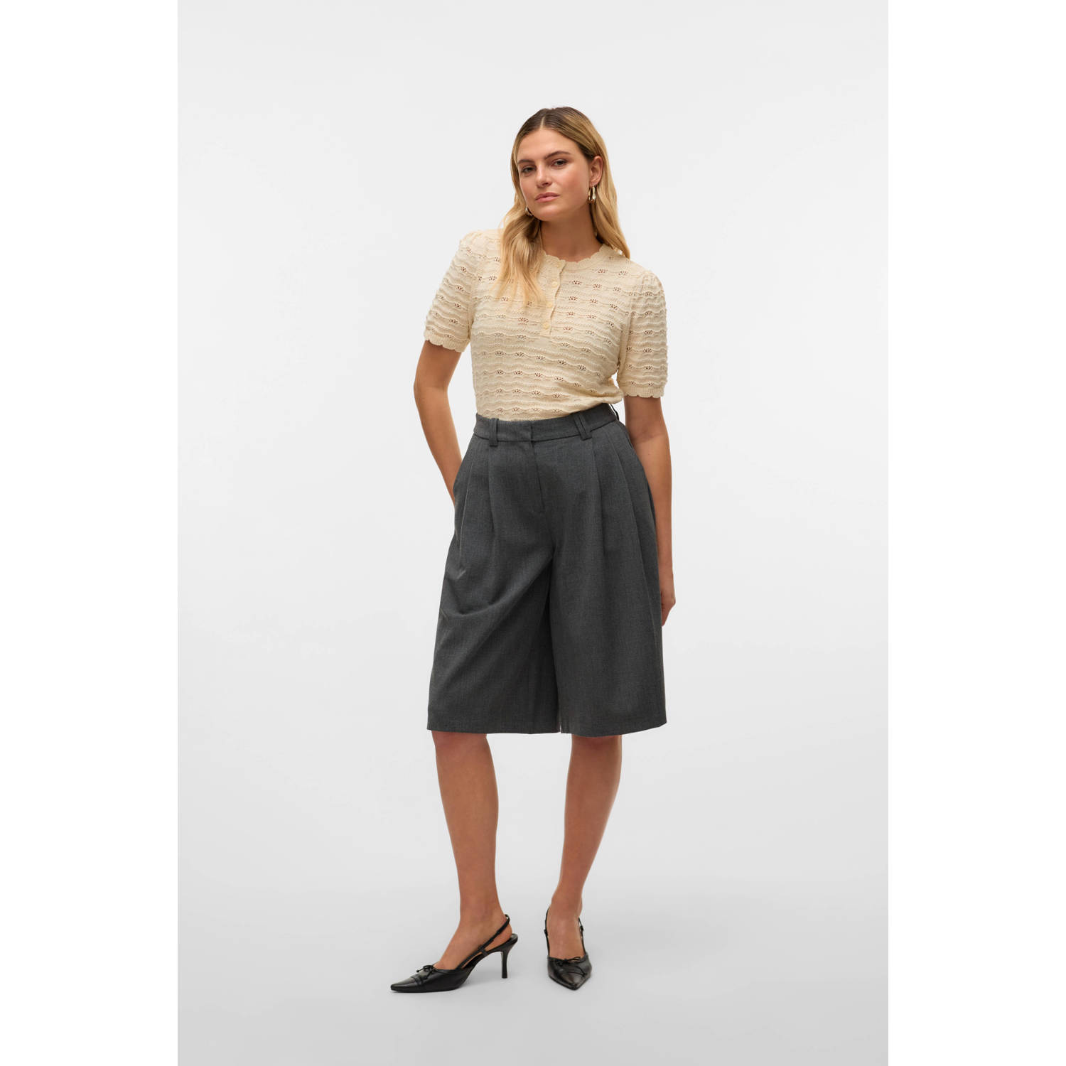 VERO MODA top ecru