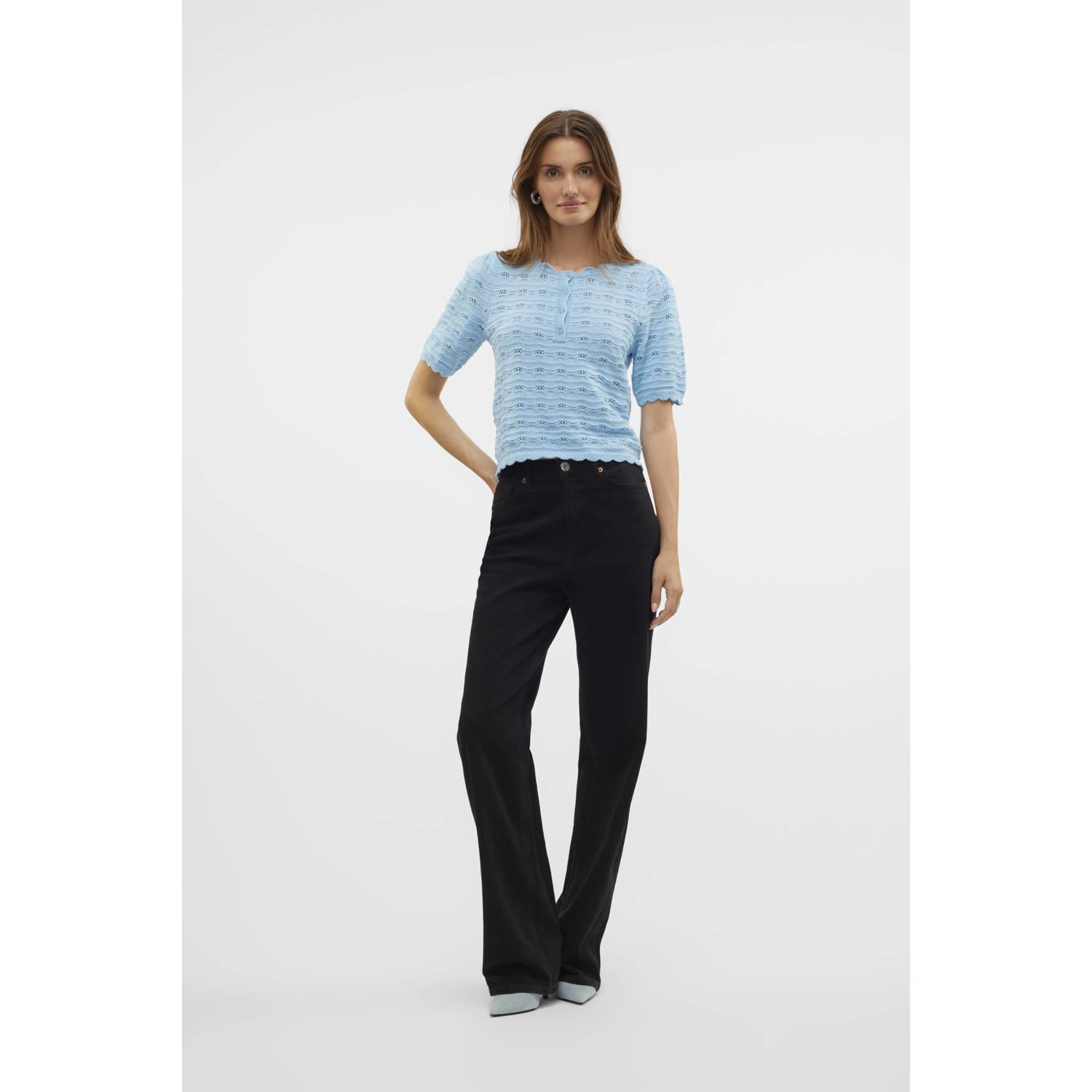 VERO MODA top lichtblauw