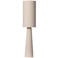 WOOOD Loft Vloerlamp - Metaal/Bouclé - Naturel - 130xØ30 cm